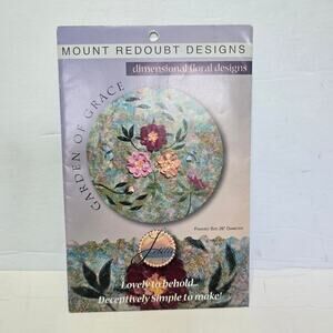 NIP Mount Redoubt Designs Garden of Grace Quilt Pattern Instructions 26" Circle